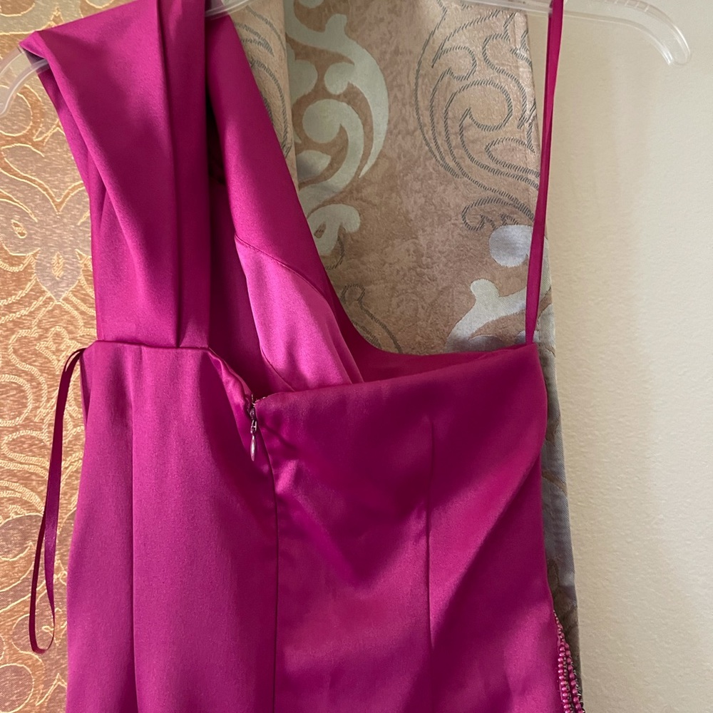 Fuschia Short Formal Dress